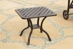 Savannah Outdoor Aluminum End Table