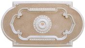 Blanco Rectangular Chandelier Ceiling Medallion 94 inches