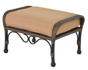 Grand Bonaire Weave Outdoor Ottoman