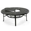 Grand Bonaire Weave 6 Piece All Inclusive Outdoor Firepit Set (KIT)