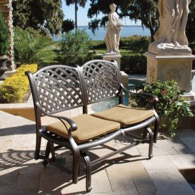 Savannah Outdoor Aluminum Bench Glider