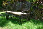 Savannah Outdoor Aluminum Bench Glider