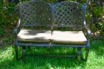 Savannah Outdoor Aluminum Bench Glider