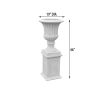 Carrera Stone Vase On Pedestal Anti Cement Kit