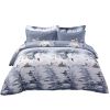 Duvet Cover Set, Queen size Pictorial Bedding, Dolce Mela - Mute Swan DM705Q