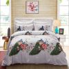 Duvet Cover Set, Queen size Floral Bedding, Dolce Mela - Peacock DM706Q