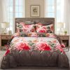 Duvet Cover Set, Queen size Floral Bedding, Dolce Mela - Rose Medley DM708Q