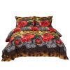 Duvet Cover Set, King Size Floral Bedding, Dolce Mela - Passion DM709K