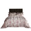 Queen Size Duvet Cover Set, 6 Piece Luxury Jacquard Bedding, Dolce Mela Hollywood DM714Q