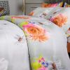 King Size Duvet Cover Set, 6 Piece Luxury Floral Bedding, Dolce Mela  Innocence  DM723K