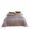 DM805Q | Queen Size Duvet Cover Set Jacquard Top & 100% Cotton Inside