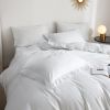 DM807T | Twin Size 4 piece Duvet Cover Set Ruffled Bedding 100% Cotton