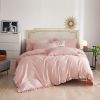 DM808T | Twin Size 4 piece Duvet Cover Set Ruffled Bedding 100% Cotton