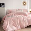 DM808T | Twin Size 4 piece Duvet Cover Set Ruffled Bedding 100% Cotton