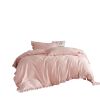 DM808T | Twin Size 4 piece Duvet Cover Set Ruffled Bedding 100% Cotton