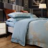 Duvet Cover 6 Piece Set Jacquard Bedding, Queen Size - Lille by Dolce Mela