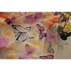 Window Sheer Curtains Panel, Brazilian Butterflies