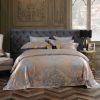 DM803Q | Queen Size Duvet Cover Set Jacquard Top & 100% Cotton Inside