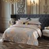 DM803Q | Queen Size Duvet Cover Set Jacquard Top & 100% Cotton Inside