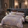 DM805Q | Queen Size Duvet Cover Set Jacquard Top & 100% Cotton Inside