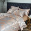 DM803Q | Queen Size Duvet Cover Set Jacquard Top & 100% Cotton Inside