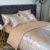 DM803Q | Queen Size Duvet Cover Set Jacquard Top & 100% Cotton Inside