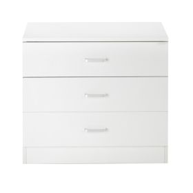 Wood Simple 3-Drawer Dresser White