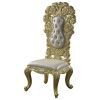 ACME Cabriole SIDE CHAIR (SET-2) Gold Finish DN01483