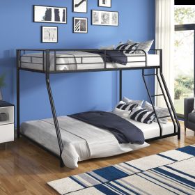 Metal Twin over Full Bunk Bed/ Heavy-duty Sturdy Metal/ Noise Reduced/ Safety Guardrail/ CPC Certified/ No Box Spring Needed