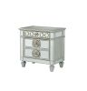 ACME Varian Nightstand in Mirrored 26153