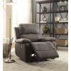 ACME Bina Recliner (Motion) in Charcoal Polished Microfiber 59525