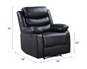 ACME Eilbra Power Recliner, Black PU 56910