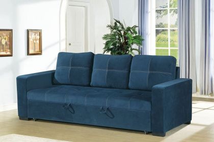 Navy Couch - Convertible Sofa F6531