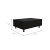 Tilton Rectangle Lift Top Coffee Table Black Wengue