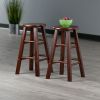 Element Counter Stools; 2-Pc Set; Walnut