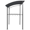 BBQ Gazebo 84.6"x59.1"x86.6" Anthracite Steel