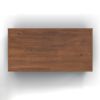 Bridgevine Home 48" Fully Assembled Blue and Brown Solid Wood Coffee Table