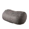 Lamesa Modern 6.5 Foot Microfiber Bean Bag, Charcoal