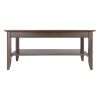 Santino Coffee Table; Oyster Gray