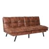 Convertible Memory Foam Futon Couch Bed, Modern Folding Sleeper Sofa-SF267PUCH