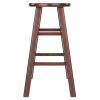 Element Counter Stools; 2-Pc Set; Walnut