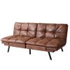 Convertible Memory Foam Futon Couch Bed, Modern Folding Sleeper Sofa-SF267PUCH