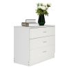 Wood Simple 3-Drawer Dresser White