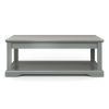 Bridgevine Home 48" Fully Assembled Grey Solid Wood Coffee Table