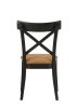 ACME Hillary Side Chair(Set-2), Brown Leathaire & Black Finish DN02306