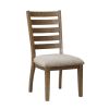 Cherry Finish Traditional Style Side Chairs Set of 2pc Wooden Frame Ladder Back Design Dining Room Furniture