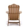 TALE Adirondack Chair Backyard Outdoor Furniture Painted Seating with Cup Holder Plastic Wood for Lawn Patio Deck Garden Porch Lawn Furniture Chairs B