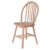 Windsor 2-Pc Chair Set; Natural