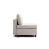 Middle Module Fabric Linen for Modular Sofa Sectional Sofa Couch Accent Armless Chair, Cushion Covers Non-Removable and Non-Washable,Cream