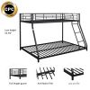 Metal Twin over Full Bunk Bed/ Heavy-duty Sturdy Metal/ Noise Reduced/ Safety Guardrail/ CPC Certified/ No Box Spring Needed